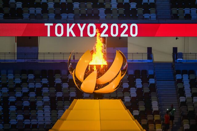 Olympisches Feuer Tokio 2021